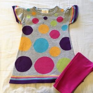 Hanna Andersson Polka Dot Sweater Dress